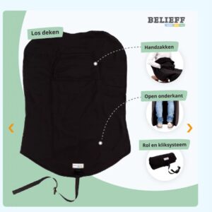 Rolstoeldeken winter - Afbeelding 4